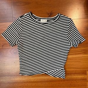 UO striped crop top